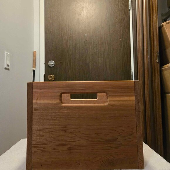 The Tragically Hip "The Vinyl" Red Cedar Record Crate - Picture 2 of 6